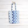 Ikat print coated cotton – blue/white,  thumbnail number 7