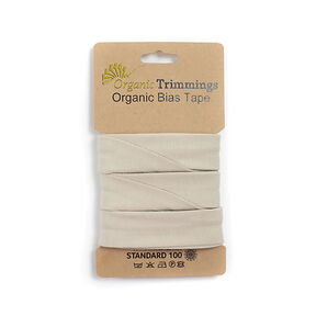 Bias binding Organic Cotton Jersey [3 m | 20 mm] – natural, 