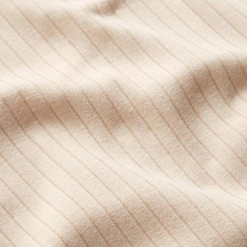 Plain ribbed jersey – natural,  image number 3