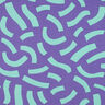 French terry Playful | Nerida Hansen – lilac/light turquoise,  thumbnail number 1
