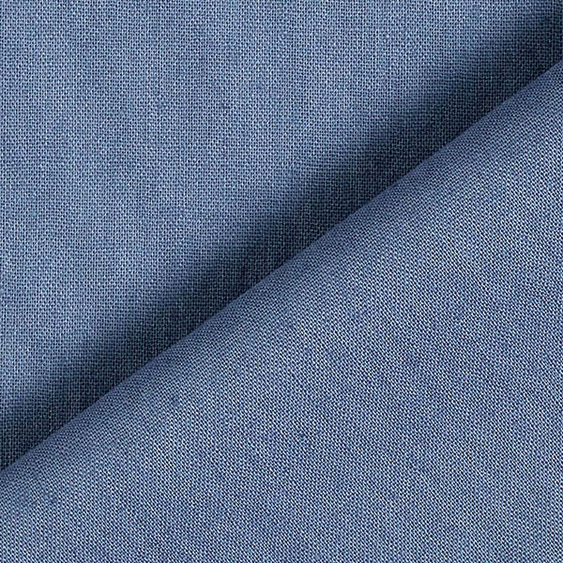 Linen Cotton Blend Plain – steel blue,  image number 3