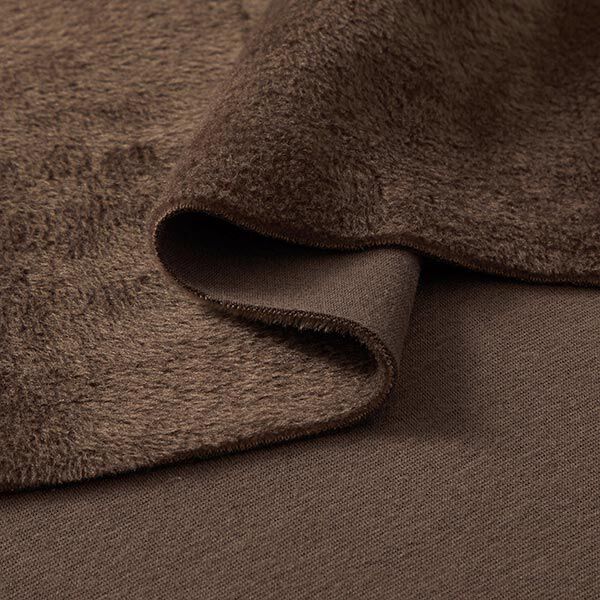 Alpine Fleece Comfy Sweatshirt Plain – medium brown,  image number 4