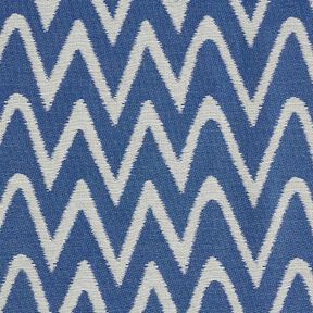 Outdoor Fabric Jacquard Ikat Print – blue, 