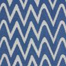 Outdoor Fabric Jacquard Ikat Print – blue,  thumbnail number 1