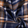 Cotton Flannel Check Print | by Poppy – navy blue/fawn,  thumbnail number 3