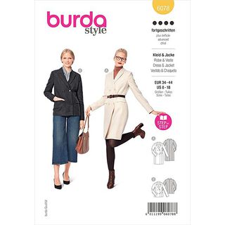 Dress, Burda 6078 | 34-44, 