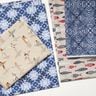 Decor Fabric Canvas Batique tiles – indigo/white,  thumbnail number 6