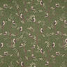 Decor Fabric Half Panama Forest owls – dark green/chocolate,  thumbnail number 1