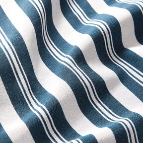 Decor Fabric Jacquard stripes – ocean blue/white, 