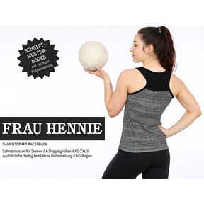 FRAU HENNIE Women’s Top with Racer Back | Studio Schnittreif | XS-XXL, 