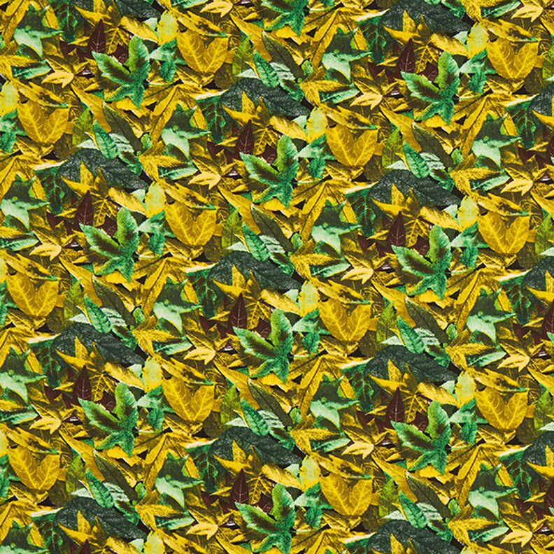 Jungle viscose fabric – olive,  image number 1