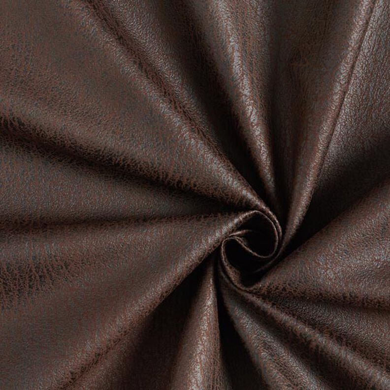 Upholstery Fabric Imitation Leather Pamero – dark brown,  image number 1