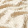 Knit Fabric Ajour elegant glitter stripes – cream,  thumbnail number 2
