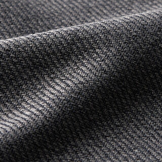 Upholstery Fabric Twill Look – dark grey, 