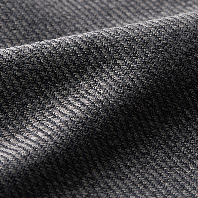 Upholstery Fabric Twill Look – dark grey,  image number 2