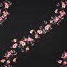 Cotton Jersey maritime flowers | Glitzerpüppi – black/purple,  thumbnail number 1
