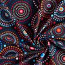 Swimsuit Fabric Mandala – blue-black/fire red,  thumbnail number 3