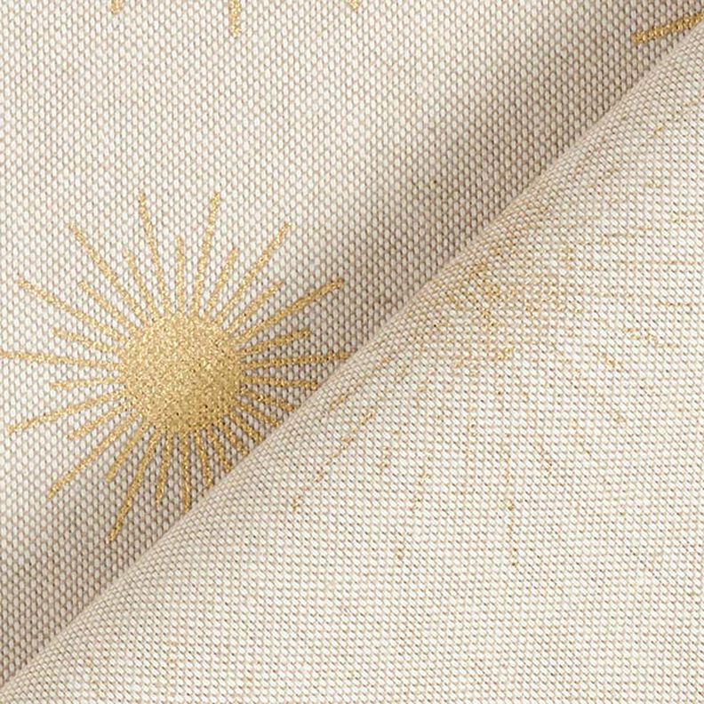 Decor Fabric Half Panama Golden Suns   – natural,  image number 4