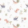 Cotton Poplin Dinosaurs and stripes Digital Print – white/reed,  thumbnail number 1