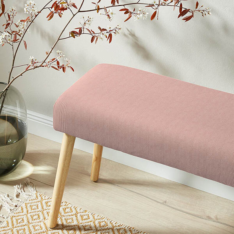 Upholstery Fabric Baby Cord – dusky pink,  image number 6