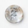 4-hole button marbled [Ø 15 mm] – baby blue/beige,  thumbnail number 1