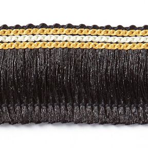 Metallic Fringing [30 mm] - black, 