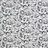 Viscose Linen Blend abstract flowers – white/midnight blue,  thumbnail number 1