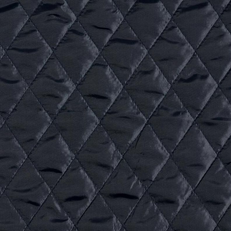 Quilted lining rhombus – blue-black,  image number 1