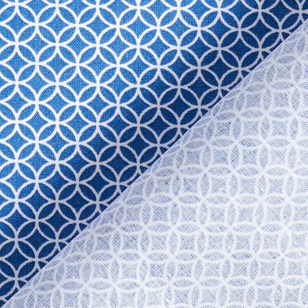 Cotton Cretonne small tile motif – blue,  image number 4