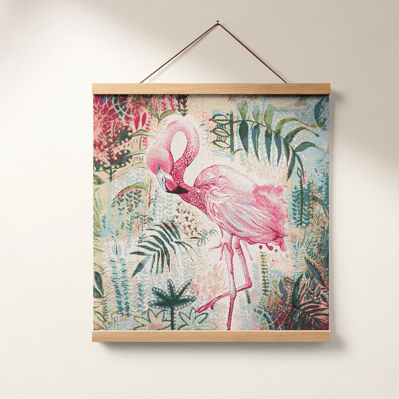 Tapestry Decor Fabric Panel Flamingo – beige/pink,  image number 6