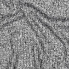 Ribbed Knit Lurex – silver grey/metallic silver, 