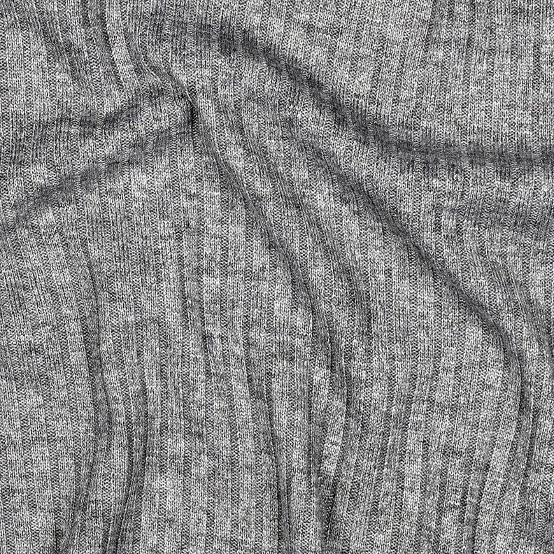 Ribbed Knit Lurex – silver grey/metallic silver, image number 2