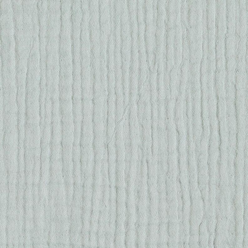GOTS Triple-Layer Cotton Muslin – dove blue,  image number 1
