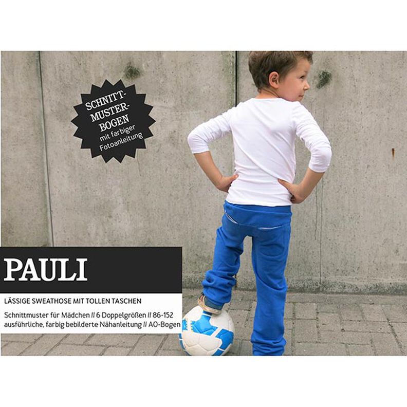 PAULI - cool jogging pants with great pockets, Studio Schnittreif  | 86 - 152,  image number 1