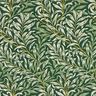 Decor Fabric Half Panama tangled branches – natural/dark green | Remnant 90cm,  thumbnail number 1