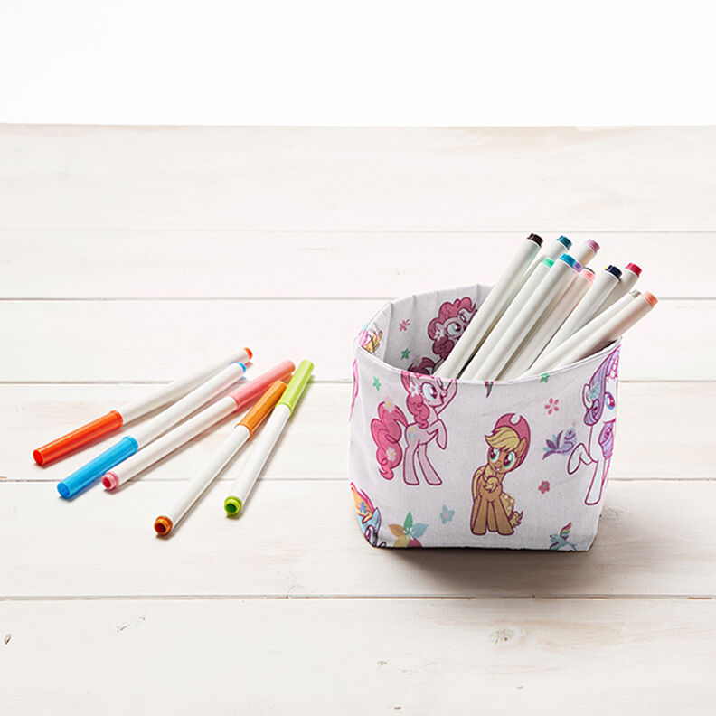Cotton Poplin Licensed Fabric My little pony in the garden | Hasbro – rosé,  image number 7