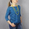 FRAU KARLA - summer top with 3/4-length sleeves, Studio Schnittreif | XS - XXL,  thumbnail number 5