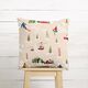 Half Panama Decor Fabric Skiing Landscape – natural,  thumbnail number 6