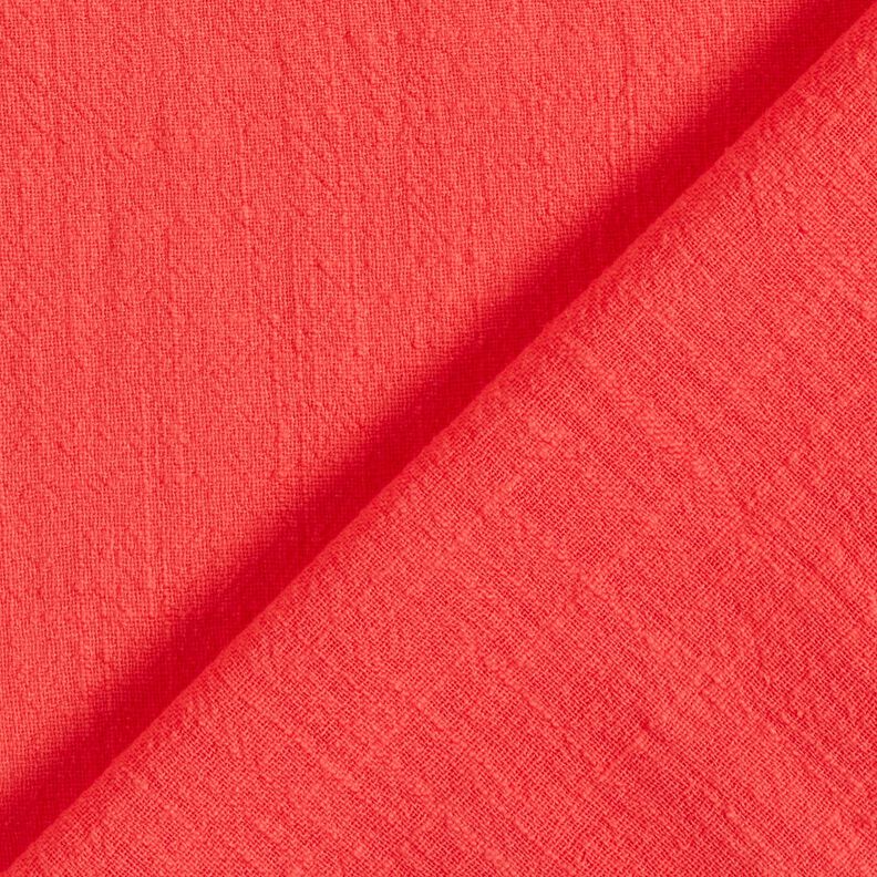 Linen look cotton fabric – coral,  image number 3