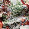 Panel Tapestry Fabric Christmas visit – carmine,  thumbnail number 2