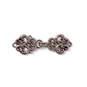 Ornamental Closure 3 - antique silver metallic, 