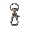 Carabiner Hook – antique silver metallic,  thumbnail number 1