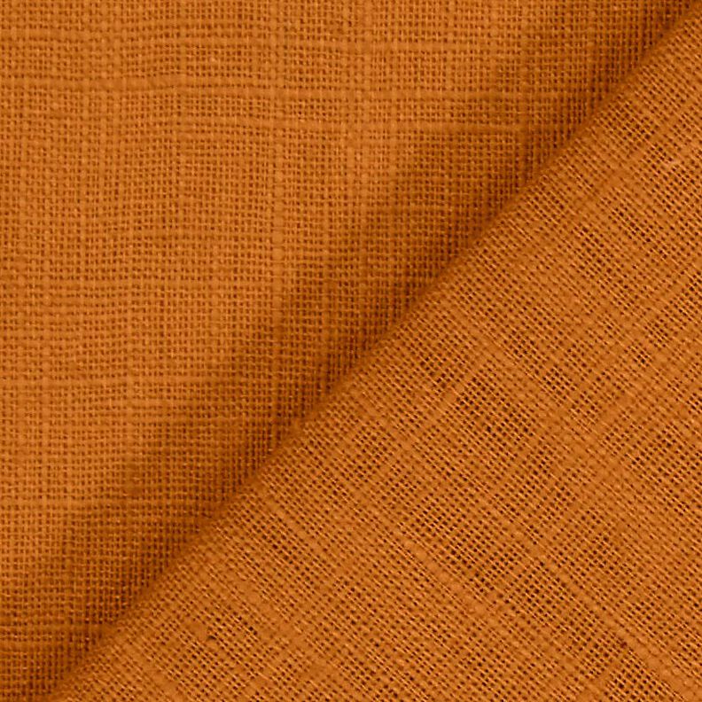 Linen fabric Ramie mix medium – caramel,  image number 3