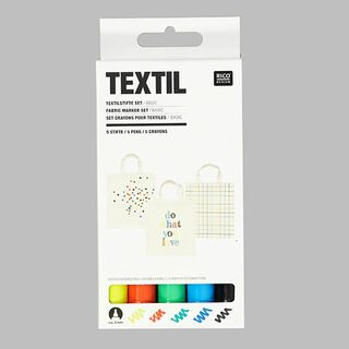 ‘Basic’ Textile Pen Set | RICO DESIGN, 