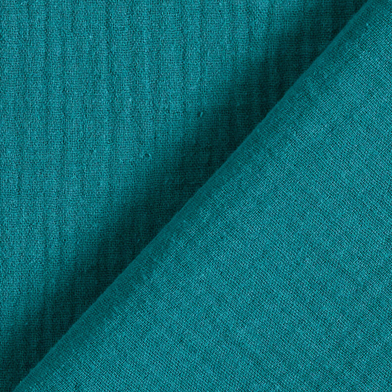 Double Gauze/Muslin – petrol,  image number 4