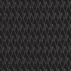 Abstract Diamonds Stretch Denim – black, 