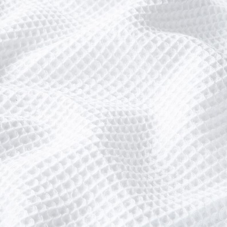 Waffle Piqué – white, image number 3