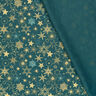 Cotton Poplin Large Stars – blue spruce/gold,  thumbnail number 4