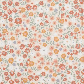 Raincoat Fabric flower meadow Digital Print – rosé, 