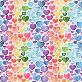 Cotton Poplin Hearts, 